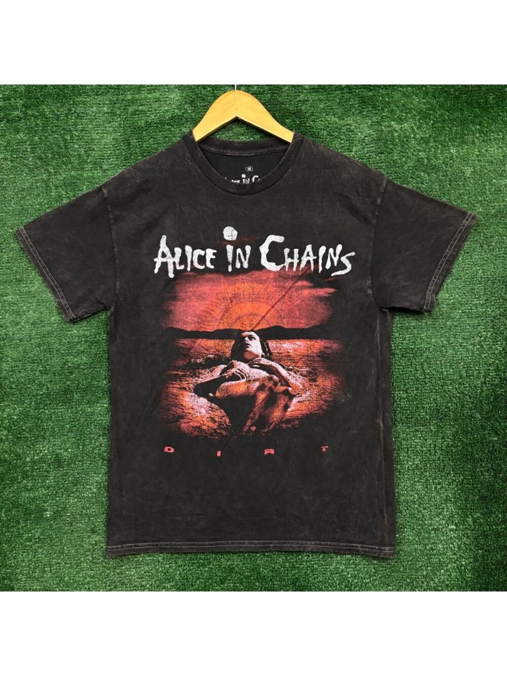 Alice In Chains Dirt Est 1987 Rock Band Mineral Wash T-Shirt Size Medium